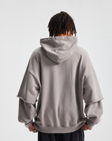 Layered Sleeve Hoodie
