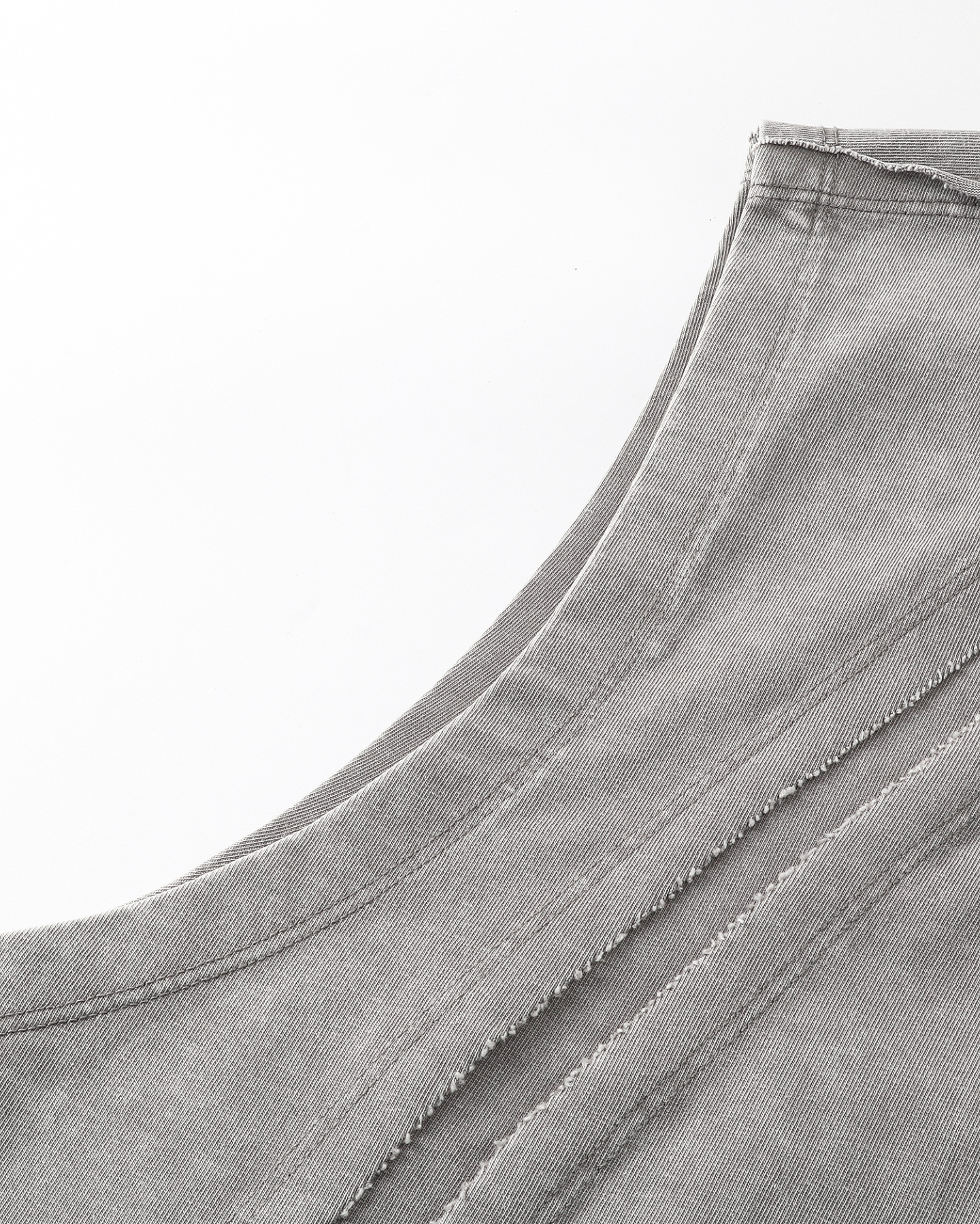 Structured Panel Sleeveless Tee