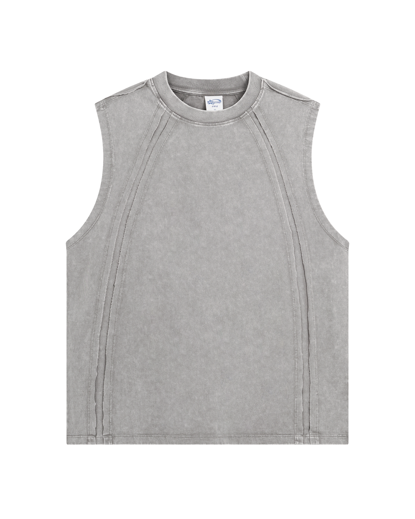 Structured Panel Sleeveless Tee