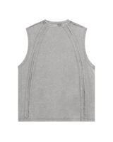 Structured Panel Sleeveless Tee