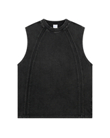 Structured Panel Sleeveless Tee