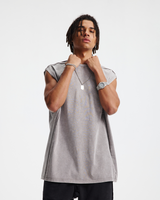Structured Panel Sleeveless Tee