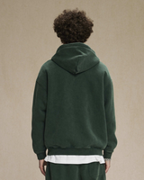 Vintage Wash Double Zip Hoodie