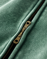 Vintage Wash Double Zip Hoodie