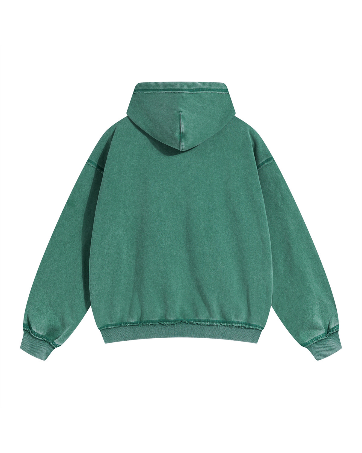 Vintage Washed Zip-Up Hoodie