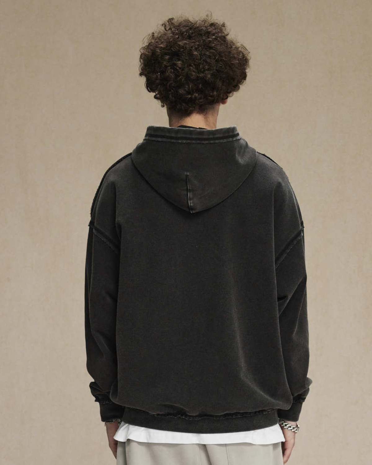 Vintage Washed Zip-Up Hoodie