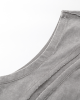 Structured Panel Sleeveless Tee