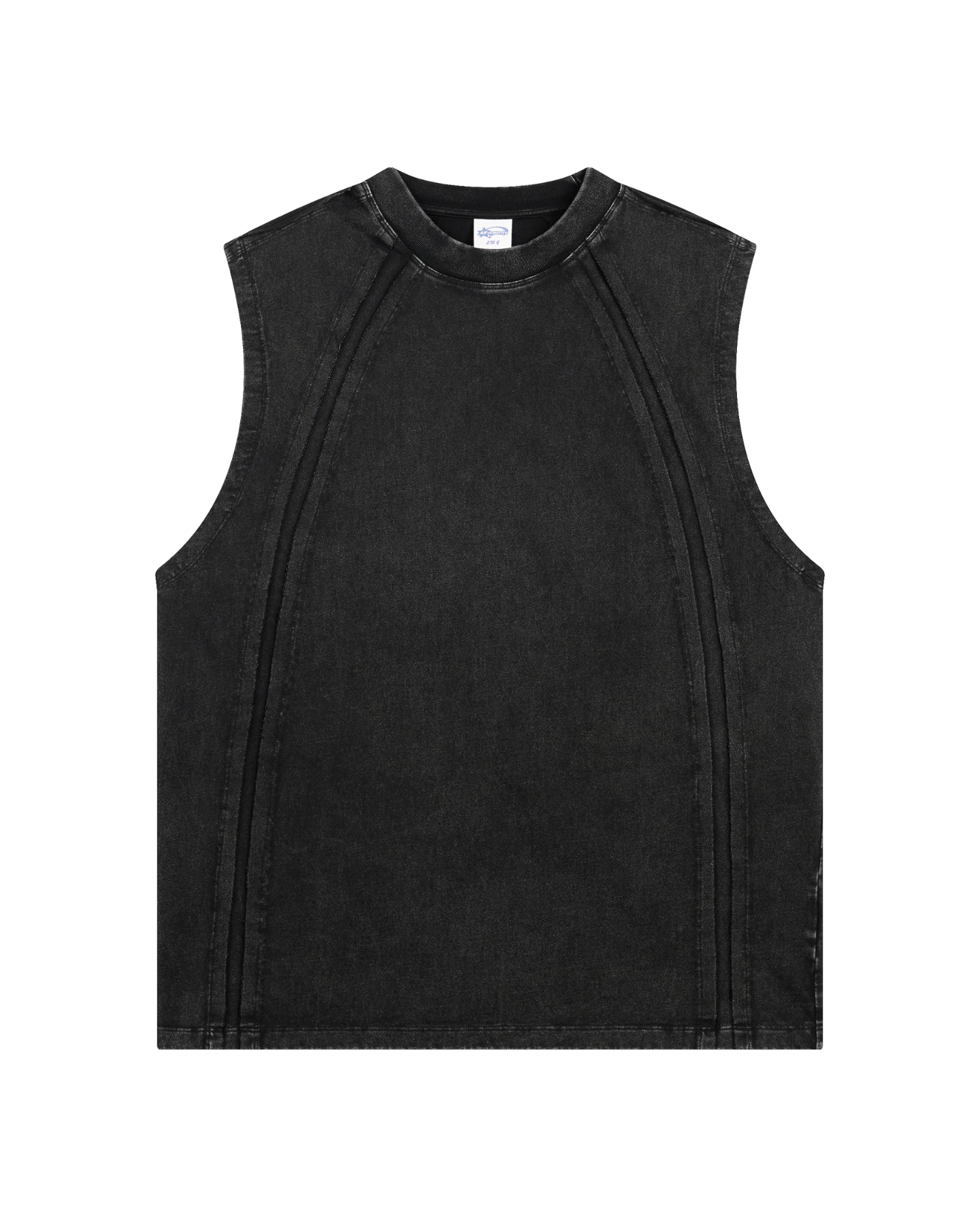 Structured Panel Sleeveless Tee